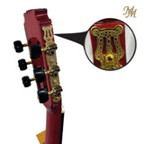 Guitarra Flamenca Roja “Chata” Modesto Malla | Calidad Profesional al Mejor Precio