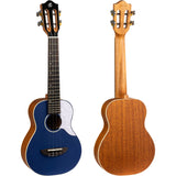 Ukelele Concert Flight Princess Series Iris DB Azul Fuerte