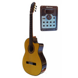Martinez MF-5 CE Guitarra Flamenca Palosanto con Cutaway EQ Double MD100