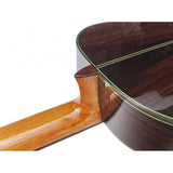 Martinez MR5 Guitarra Flamenca Roja de Tapa Maciza y fondo y aros de Palosanto