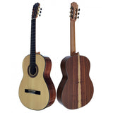 Martinez MM16 Guitarra Clasica Toda Maciza con Fondo y Aros de Palosanto