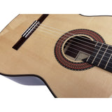 Martinez MM12 Guitarra Clasica Toda Maciza con Fondo y Aros de Palosanto