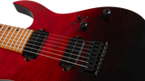 Guitarra Eléctrica Spira 7 Cuerdas S457-TRD Transparent Red