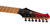 Guitarra Eléctrica Spira 7 Cuerdas S457-TRD Transparent Red