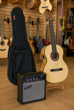 Pack de Guitarra Caro modelo 82 amplificada con previo OS1 + Funda Acolchada + Amplificador