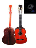 Antonio De Toledo Modelo F17 Negra de Palosanto teñido de rojo ATF-17NR y Previo Double OS1