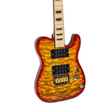 Ukelele Tenor Bones BT-4TA Ámbar Transparente Eléctrico