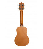 Ukelele Soprano Bamboo Orange Mandala B1E-OM