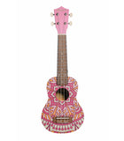 Ukelele Soprano Bamboo Pink Mandala B1E-PM