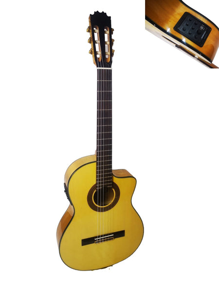 Guitarra Flamenca Cutaway Generalife CW + Fishman Blend
