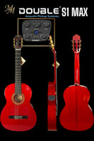 Guitarra Flamenca “Chata” Roja Modesto Malla con Previo Double S1 MAX