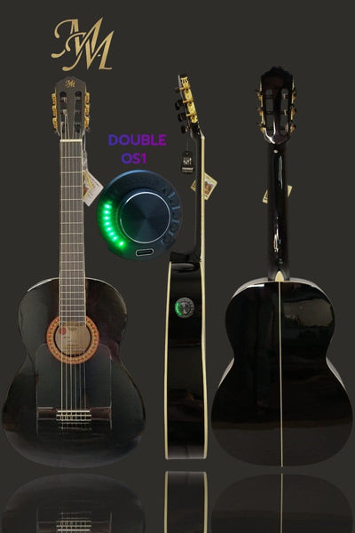 Guitarra Flamenca Modesto Malla "Chata" Negra OS1 ZURDA: Tu Alma Flamenca al Mejor Precio