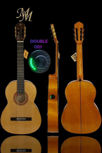 Guitarra Flamenca Modesto Malla “Chata” Natural – Electrificada con Double OS1