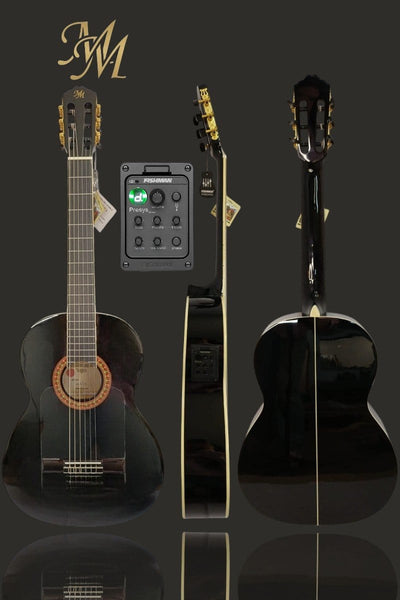 uitarra Flamenca Zurda “Chata” Negra – Modesto Malla + Fishman Presys Blend