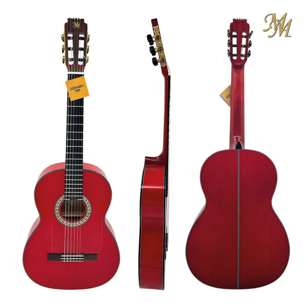 Guitarra Flamenca Roja “Chata” Modesto Malla | Calidad Profesional al Mejor Precio