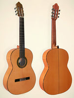 Guitarra Azahar flamenca 131 Naranja