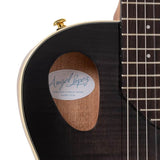 Guitarra Ángel López SHERRY CE BK Guitarra Híbrida Nylon color negro