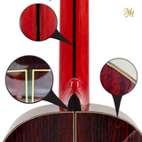 Guitarra Flamenca Roja Modesto Malla modelo Candela