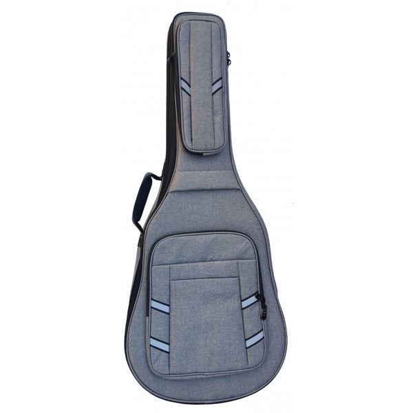 CIBELES C130.324GR FUNDA PARA GUITARRA CLASICA GRIS DE PROTECCION SUPERIOR Y 5 BOLSILLOS