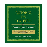 JUEGO DE CUERDAS DE CARBONO ANTONIO DE TOLEDO TENSION MEDIA AT12