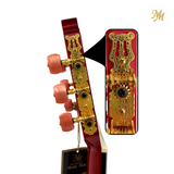 Guitarra Flamenca Roja Modesto Malla modelo Candela