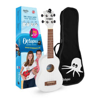 Ukelele Soprano Octopus UK-205WHS Blanco