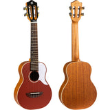 Ukelele Concert Flight Princess Series Iris RD Rojo