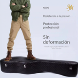 Estuche rígido premium de EPP para guitarra clásica y flamenca de Modesto Malla 4/4 – ultraligero 1,9 kg