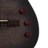 Guitarra Ángel López SHERRY CE BK Guitarra Híbrida Nylon color negro