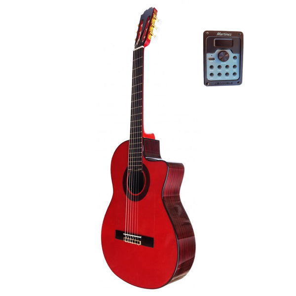 Guitarra Flamenca Caro FPL16 Cutaway con Previo MD100 – Tradición flamenca con tecnología moderna