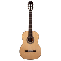 Martinez M4 Brillo Guitarra Clasica TODA MACIZA con Fondo De Caoba