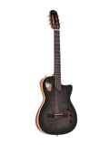 Guitarra Ángel López SHERRY CE BK Guitarra Híbrida Nylon color negro