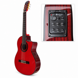 Guitarra Flamenca Caro FPL16 Cutaway con Previo JOYO – Tradición flamenca amplificada