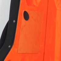 [8414] Estuche Guitarra Electrica Styrofoam Ref. Rb732 Interior Naranja Sin Logo