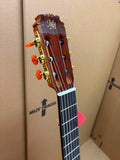 Guitarra flamenca Modesto Malla Morena Naranja amplificada con Double OS1