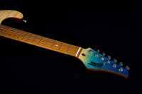 Guitarra Eléctrica Jet JS1000-QTBL Azul Transparente
