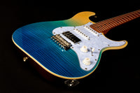 Guitarra Eléctrica Jet JS450-TBL-HSS Transparent Blue