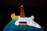 Guitarra Eléctrica Jet JS450-TBL-HSS Transparent Blue