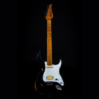 Guitarra Eléctrica Jet JS800-RELIC-BK Negro Relic