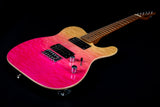 Guitarra Eléctrica Jet JT450-QTPK Rosa Transparente