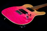 Guitarra Eléctrica Jet JT450-QTPK Rosa Transparente