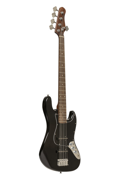 🎸 Bajo eléctrico Stagg SBJ-30 BLK 5S – Potencia de 5 cuerdas con estilo clásico “J”