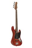 🎸 Bajo eléctrico Stagg SBJ-30 STF Red – Sonido potente con estilo clásico