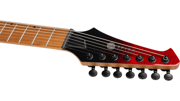 Guitarra Eléctrica Spira 7 Cuerdas S457-TRD Transparent Red