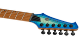 Guitarra Eléctrica Spira S500-QAB Transparent Aqua Blue