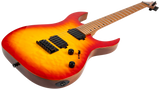 Guitarra Eléctrica Spira S500-QFB Fireburst