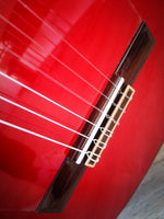 Nuevo modelo Guitarra flamenca Caro roja modelo FL16 Amplificada con OS1