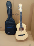 🎸 GUITARRA CLÁSICA ESPAÑOLA CARO – MODELO ESTUDIO Tamaño CADETE 3/4 NATURAL / BLANCA