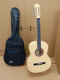 🎸 GUITARRA CLÁSICA ESPAÑOLA CARO – MODELO ESTUDIO Tamaño Adulto 4/4 NATURAL / BLANCA / BLANCA