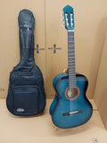 🎸 GUITARRA CLÁSICA ESPAÑOLA CARO – MODELO ESTUDIO Tamaño Adulto 4/4 AZUL
